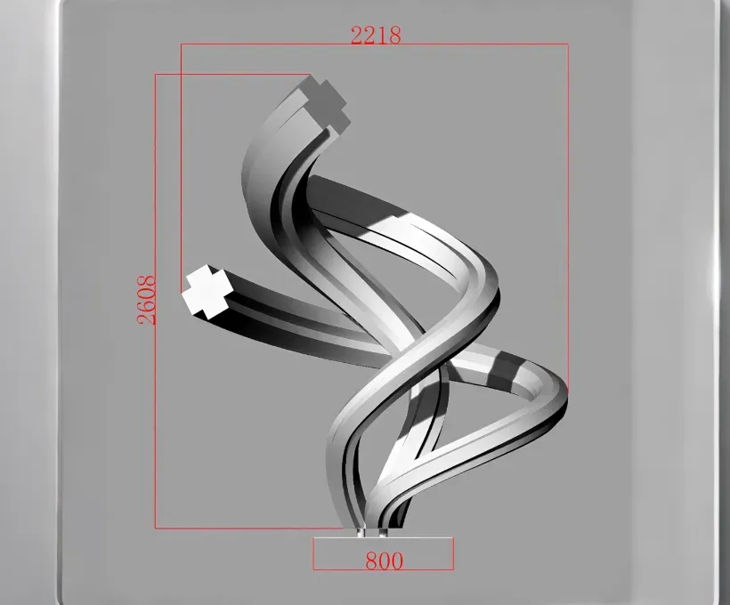 stainless steel art