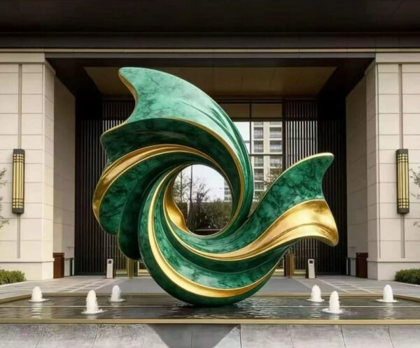 Custom Artistic Painted Metal Sculpture Collection