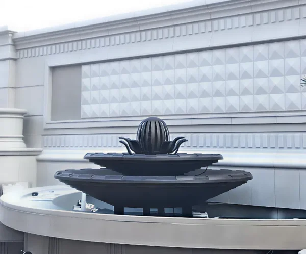 图片格式转换_稿定设计-2 Outdoor Fountain Sculpture Metal Design