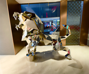 stainless steel sculpture