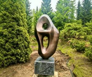 Abstract Hollow Metal Outdoor Garden Art Sculpture